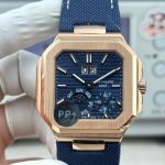 PP+Factory Super Copy Patek Philippe CUBITUS 5822 Rose Gold Blue Face Watch 